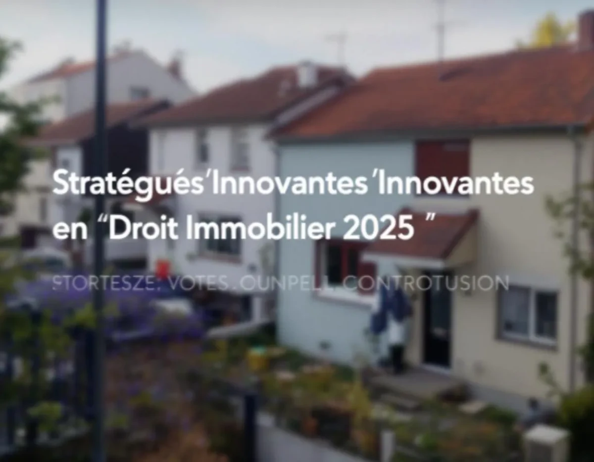 Stratégies Innovantes en Droit Immobilier pour 2025 : Protégez Vos Intérêts et Maximisez Vos Gains